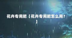花卉专用肥【花卉专用肥怎么用?】