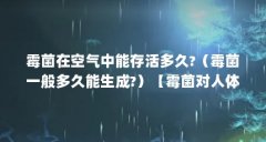 霉菌在空气中能存活多久?(霉菌一般多久能生成?)【霉菌对人体健康的影响】