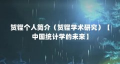 贺铿个人简介(贺铿学术研究)【中国统计学的未来】