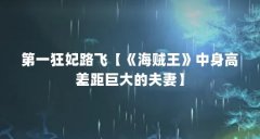 第一狂妃路飞【《海贼王》中身高差距巨大的夫妻】