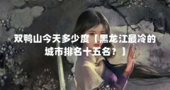双鸭山今天多少度【黑龙江最冷的城市排名十五名?】