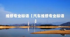 维修专业标语【汽车维修专业标语】