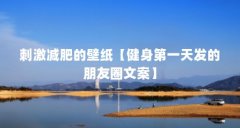 刺激减肥的壁纸【健身第一天发的朋友圈文案】