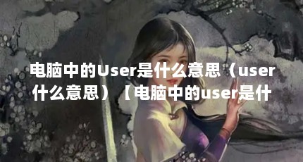 电脑中的User是什么意思（user什么意思）【电脑中的user是什么意思】