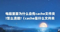 电脑里面为什么会有cache文件夹?怎么清理?(cache是什么文件夹,可以删除吗?)【