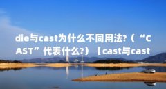 die与cast为什么不同用法?(“CAST”代表什么?)【cast与cast为什么不同用法】