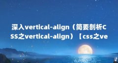 深入vertical-align（简要剖析CSS之vertical-align）【css之vertical-align简单剖析】