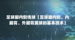 足球脚内侧传球【足球脚内侧、内脚背、外脚背踢球的基本技术】