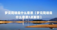 梦见爬墙是什么意思【梦见爬墙是什么意思1点解答】