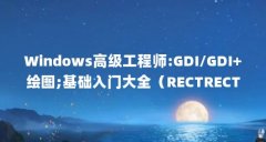 Windows高级工程师:GDI/GDI+绘图;基础入门大全（RECTRECT类）【windowsgdi与gdi+gdi+绘图