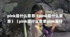 pink是什么意思(pink是什么意思)【pink是什么意思pink是什么意思】