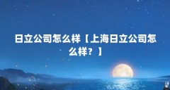 日立公司怎么样【上海日立公司怎么样?】
