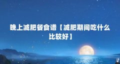 晚上减肥餐食谱【减肥期间吃什么比较好】