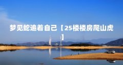 梦见蛇追着自己【25楼楼房爬山虎】