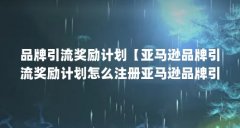 品牌引流奖励计划【亚马逊品牌引流奖励计划怎么注册亚马逊品牌引流奖励计划
