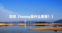 哈尼【honey是什么意思?】