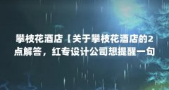 攀枝花酒店【关于攀枝花酒店的2点解答,红专设计公司想提醒一句:商业目的