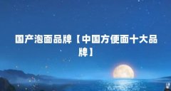 国产泡面品牌【中国方便面十大品牌】