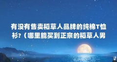 有没有售卖稻草人品牌的纯棉T恤衫?（哪里能买到正宗的稻草人男士挎包?）【关