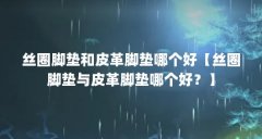 丝圈脚垫和皮革脚垫哪个好【丝圈脚垫与皮革脚垫哪个好？】