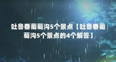 吐鲁番葡萄沟5个景点【吐鲁番葡萄沟5个景点的4个解答】