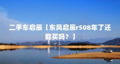 二手车启辰【东风启辰r508年了还能买吗？】