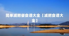 简单减肥餐食谱大全【减肥食谱大全】