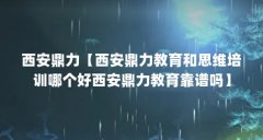 西安鼎力【西安鼎力教育和思维培训哪个好西安鼎力教育靠谱吗】