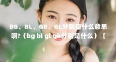 BG、BL、GB、GL分别是什么意思啊?（bg bl gl gb分别是什么）【bg、bl、gb、bl、gb、