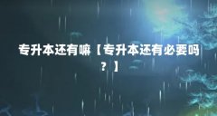 专升本还有嘛【专升本还有必要吗？】