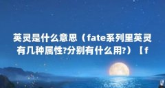 英灵是什么意思(fate系列里英灵有几种属性?分别有什么用?)【fate系列里英灵
