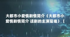 大都市小爱情剧情简介(大都市小爱情剧情简介 该剧的主演是谁)【《大都市