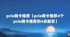 pcie网卡推荐【pcie网卡推荐4个pcie网卡推荐的4点解答】
