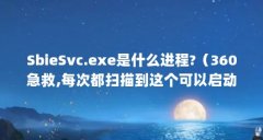 SbieSvc.exe是什么进程?（360急救,每次都扫描到这个可以启动项,而且按照他的路径