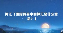 押汇【国际贸易中的押汇是什么意思?】
