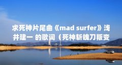 求死神片尾曲《mad surfer》浅井建一 的歌词(死神斩魄刀叛变的主题曲和片尾曲