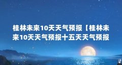 桂林未来10天天气预报【桂林未来10天天气预报十五天天气预报告诉我们,随时