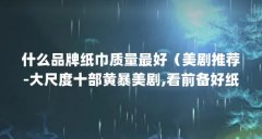 什么品牌纸巾质量最好（美剧推荐-大