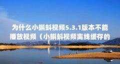 为什么小蝌蚪视频5.3.1版本不能播放视频(小蝌蚪视频离线缓存的视频怎么保存
