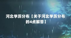 河北学历分布【关于河北学历分布的4点解答】