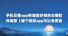 手机云播app有哪些好用的云播软件推荐（哪个视频app可以免费看电影）【手机云