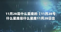 11月28是什么星座的【11月28号什么星座是什么星座11月28日出生的人是什么星座】