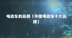 电动车的品牌【中国电动车十大品牌】