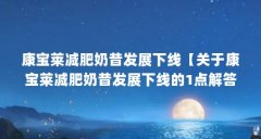康宝莱减肥奶昔发展下线【关于康宝莱减肥奶昔发展