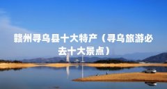 赣州寻乌县十大特产（寻乌旅游必去十大景点）
