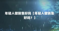 年轻人做销售好吗【年轻人做销售好吗?】