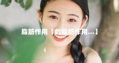 脂肪作用【的脂肪作用…】