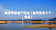纠结考研哪个专业【最吃香的十个专业】