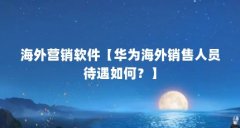 海外营销软件【华为海外销售人员待遇如何?】