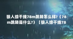 狼人综干线78m跳转怎么样?（78m跳转是什么?）【狼人综干线78m跳转是一款值得一试的游戏体验】